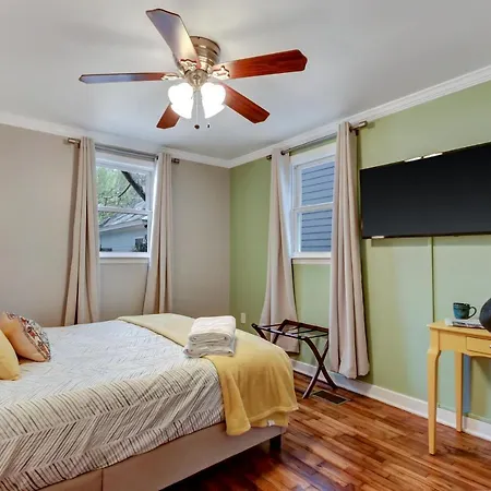 Vibrant, Colorful Condo Building With Backyard Firepit And Games-3